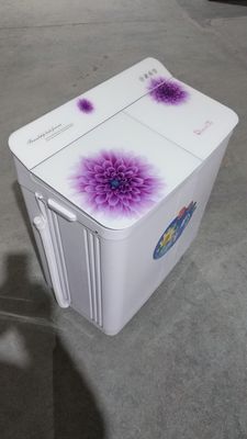 China Plastic Semi Automatische 8.5kg-Huiswasmachine met Glasdeksel 775 * 448 * 922 leverancier