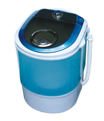 China Blauwe Draagbare Stille Enige Tonwasmachine met de Drogere Transparante Plastic Dekking van 2,8 Kg leverancier