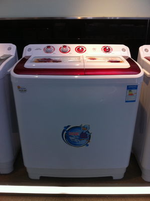 China Het dubbele Inlegsel van de de Wasmachine12kg Kleurrijke Decoratie van de Ton Hoogste Lading Semi Automatische leverancier